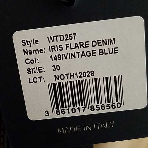 🆕️Notify Iris NWT Italian coated flare leg jeans - Picture 3 of 9